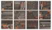 Imagem de 12 KITS DE FERRAMENTAS